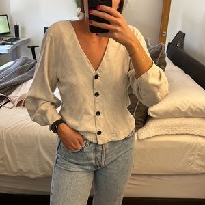 Zara button down shirt